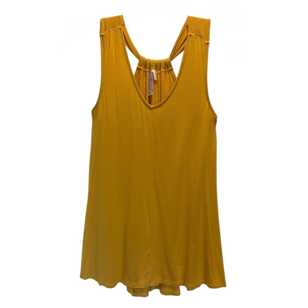 Alya Yellow Sleeveless Women's Top